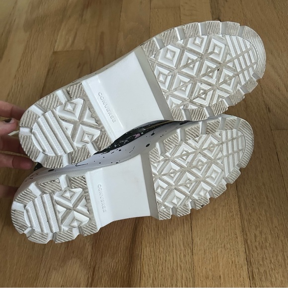 CONVERSE Chuck Taylor All Star Lugged Paint Splatter sneaker size 9 - Picture 4 of 8